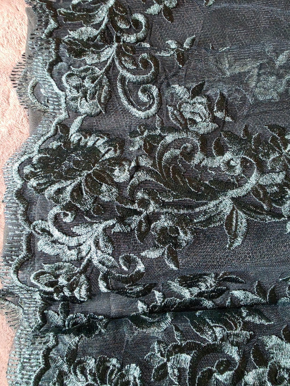 Lulus Emerald Green Lace Backless Skater Dress M - Holiday Party Cocktail - Picture 9 of 16